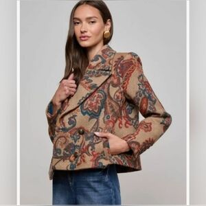 L'AGENCE Kelsey Cropped Peacoat 2 $950